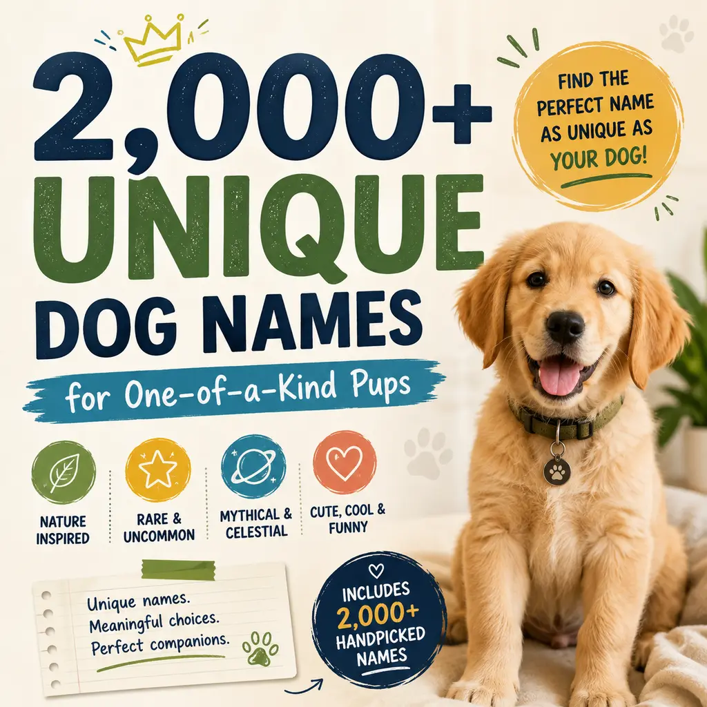 2,000+ Unique Dog Names for One-of-a-Kind Pups